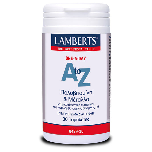 Lamberts A to Z Multivitamins & Minerals - για Ενέργεια και Τόνωση