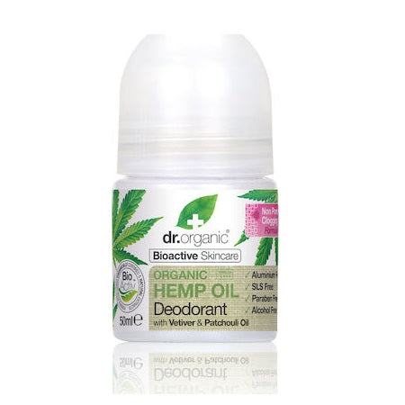 Dr.Organic Hemp Oil Roll-On Χωρίς Αλουμίνιο 50ml