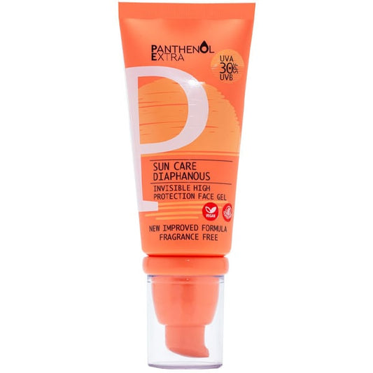 Panthenol Extra Sun Care Diaphanous 50ml - Αντηλιακό Gel Προσώπου