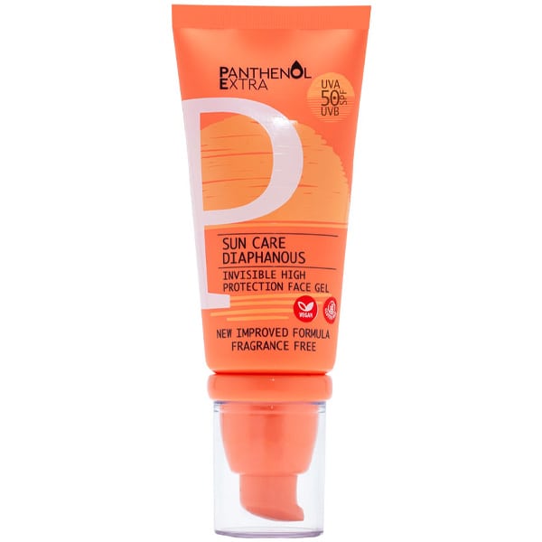 Panthenol Extra Sun Care Diaphanous 50ml - Αντηλιακό Gel Προσώπου