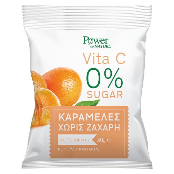 Power Health Vita C Βιταμίνη C Καραμέλα 3gr 16τμχ
