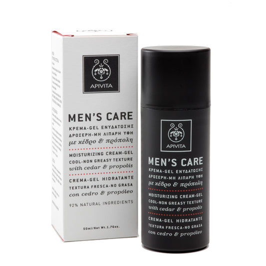 Apivita Men's Care Gel Κρέμα -gel Ενυδάτωσης με Κέδρο & Πρόπολη 50ml
