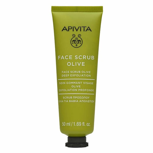 Apivita Face Scrub Olive 50ml - Βαθιάς Απολέπισης