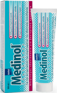 Intermed Medinol Toothpaste 100mlInterMed Medinol Οδοντόκρεμα για Ευαίσθητα Δόντια 100ml