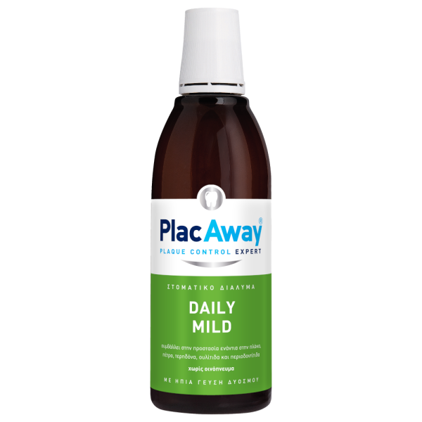 PlacAway Daily Mild 500ml - με Ήπια Γεύση Δυόσμου