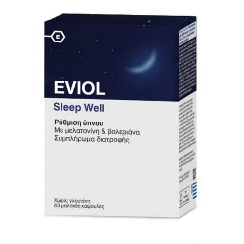 Eviol Sleep Well - με Βαλεριάνα & Μελατονίνη για την Αϋπνίας