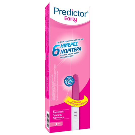 Predictor Early Τεστ Εγκυμοσύνης 6 Ημέρες Νωρίτερα 1τμχ