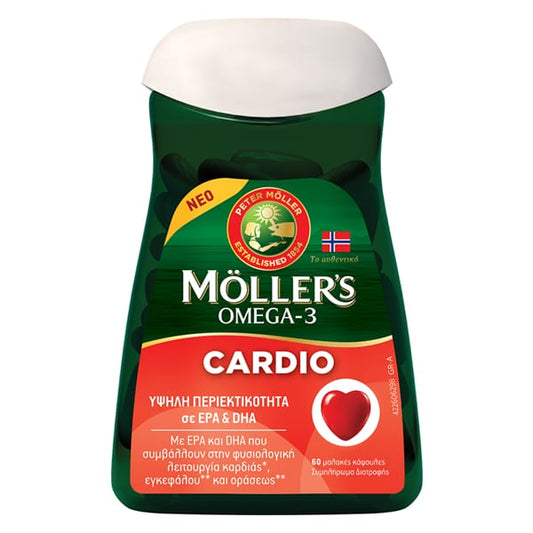 Mollers Forte Omega-3 Cardio 60 caps - Μουρουνέλαιο & Ιχθυέλαιο