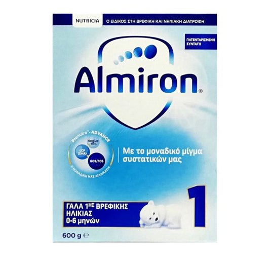 Almiron 1 600gr - Γάλα σε Σκόνη για Βρέφη 0-6 Μηνών