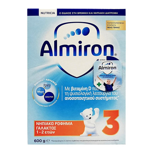 Almiron 3 600gr - Γάλα σε σκόνη για νήπια 1-2 ετών