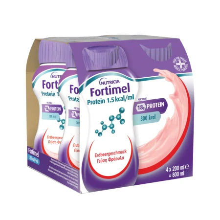 Nutricia Fortimel Protein 1.5 kcal 4 x 200ml - Ειδικό Συμπλήρωμα Διατροφής