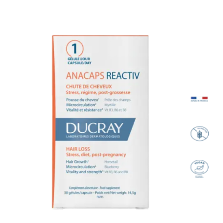 Anacaps Reactiv 30caps - με Δράση Κατά της Τριχόπτωσης