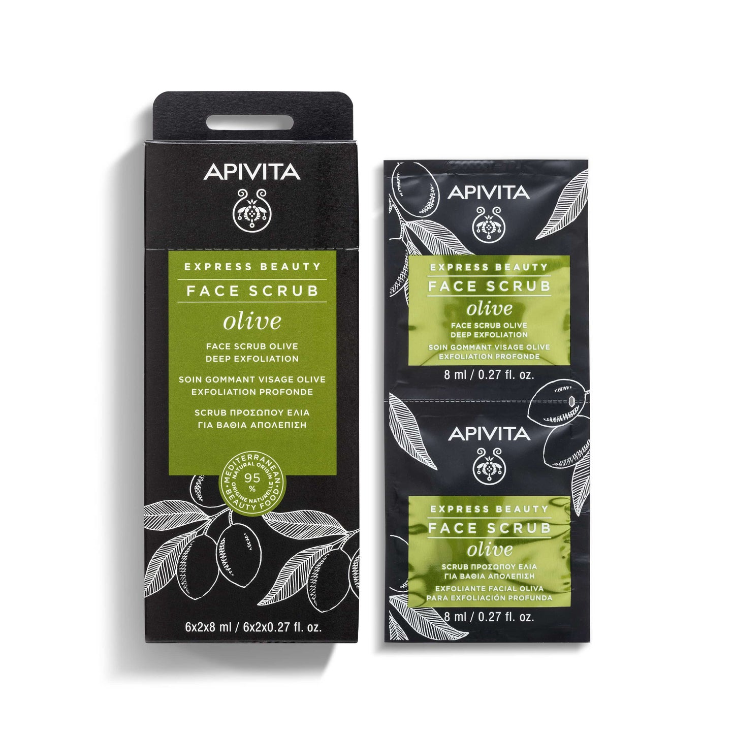 Apivita Express Beauty With Olive 2x8ml - Βαθιάς Απολέπισης