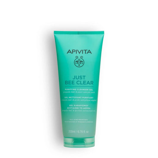 Apivita Just Bee Clear Purifying Face Cleanser Gel 200ml