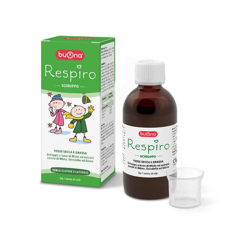 Buona Respiro Syrup 140ml - Παιδικό Σιρόπι για το Βήχα