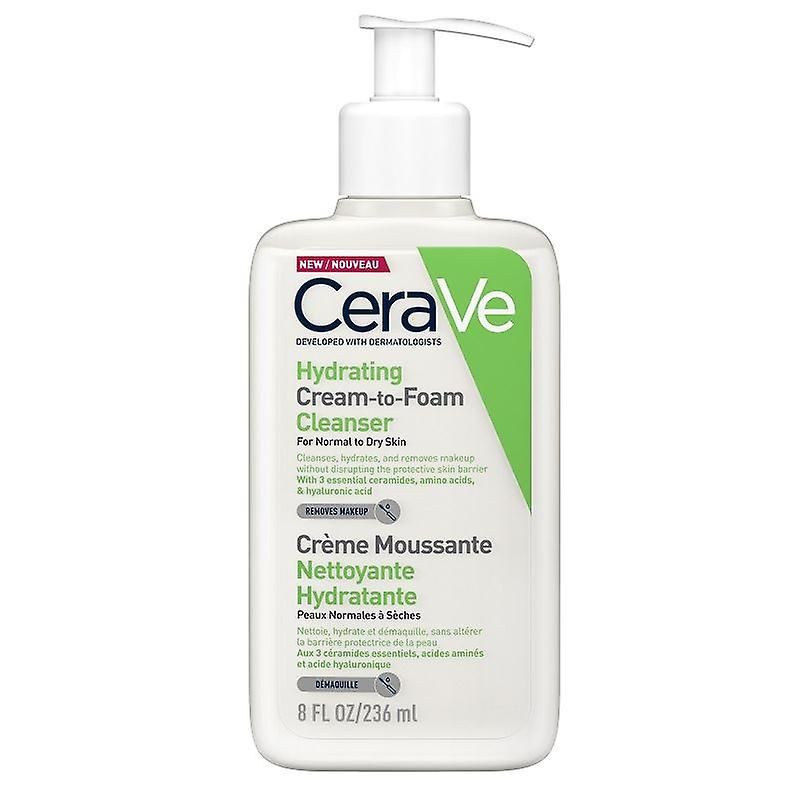 CeraVe Ενυδατική Κρέμα για Αφρό Καθαριστικό για Κανονικό έως ξηρό δέρμα 236ml