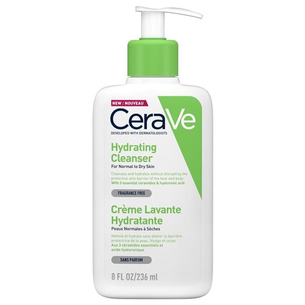 CeraVe Hydrating Normal To Dry Skin Cleanser Cream 236ml