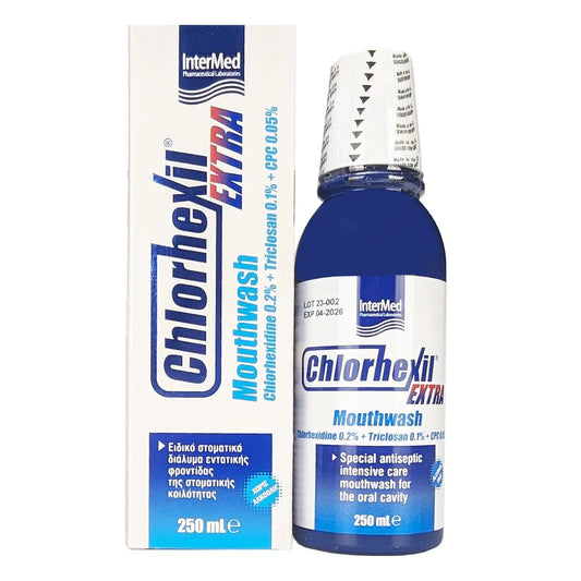 Ονομάζεται Chlorhexil Extra στοματικό διάλυμα 250 ml