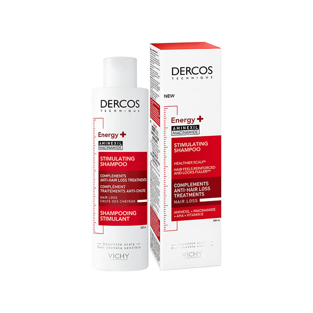 Dercos Energising Shampoo Anti-Ηair Loss με Aminexil