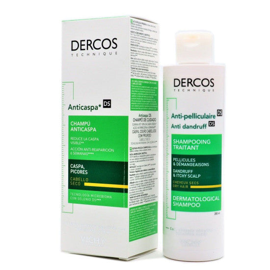 Dercos Technique Anti-Dandruff DS Shampoo For Dry Hair  - για Ξηρά Μαλλιά