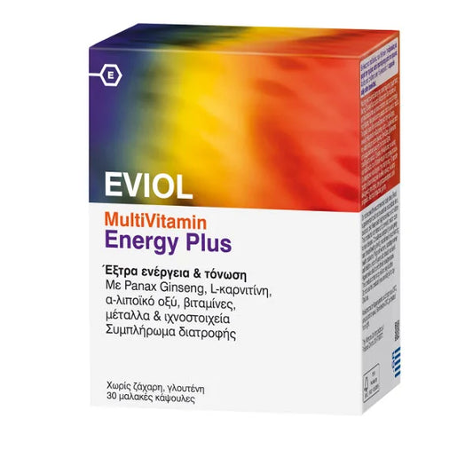 Eviol MultiVitamin Energy Plus 30 Soft Caps