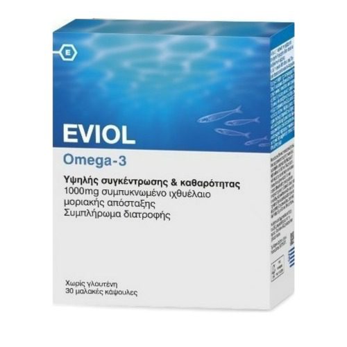 Eviol Omega 3 Ιχθυέλαιο 1000mg 30 soft caps