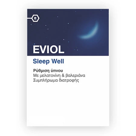 Eviol Sleep Well 60 Soft Caps - για τη Ρύθμιση του Ύπνου