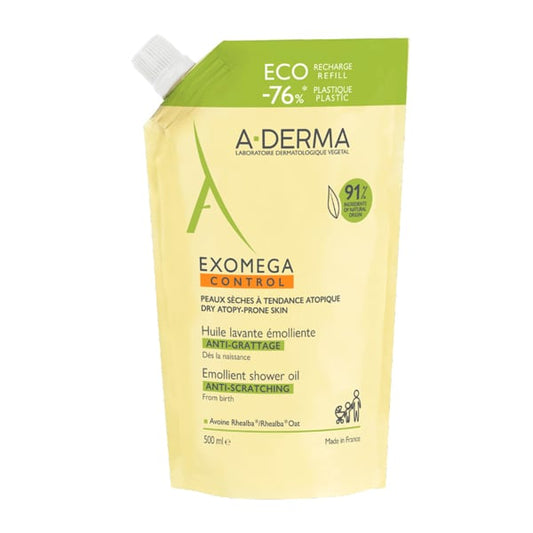Exomega Control Emolient Shower Oil Refill 500ml - Ατοπικό Δέρμα