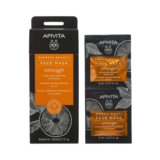 Express Beauty Orange Radiance Face Mask 2x8ml