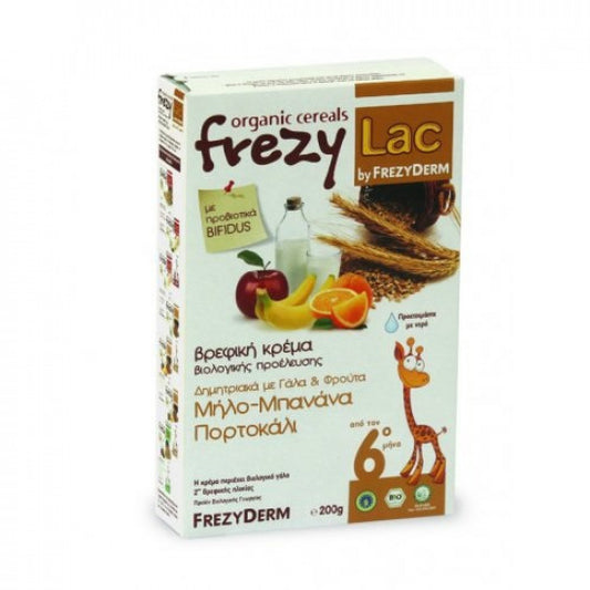 Frezylac Bio Cereal Δημητριακά Γάλα Φρούτα 200gr