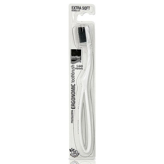 InterMed Professional Ergonomic Extra Soft Οδοντόβουρτσα Λευκή