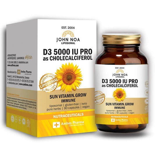 John Noa Λιποσωμική D3 5000iu 90 κάψουλες