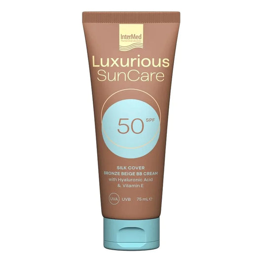 Luxurious Sun Care Silk Cover SPF50+ Bronze Beige BB Cream 75ml