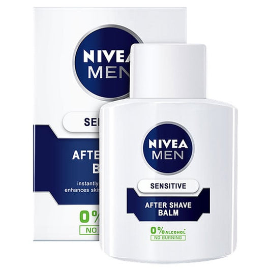 Nivea After Shave Balm 0% Alcohol 100ml - για Ευαίσθητες Επιδερμίδες με Αλόη