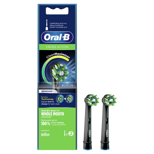 Oral-B Cross Action Black edition 2τμχ - Ανταλλακτικές Κεφαλές