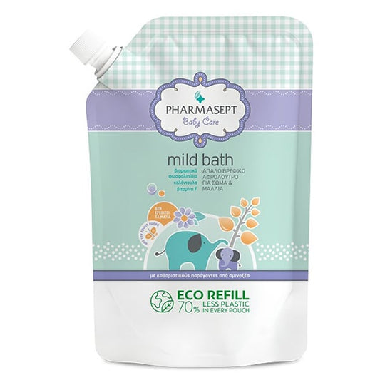 Pharmasept Tol Velvet Baby Mild Bath (Refill) 900ml - (Ανταλλακτικό)