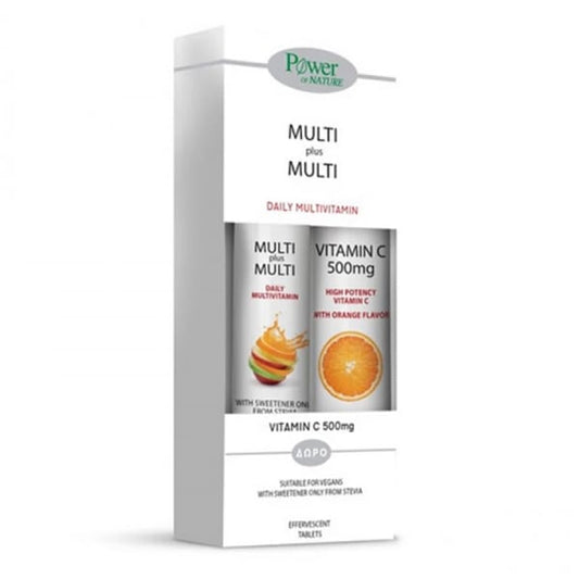 Power Health Promo Multi Plus Πολυβιταμίνη C 500mg 20 Αποτελεσματικά