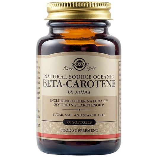 Solgar Beta-Carotene 7mg 60 μαλακές κάψουλες