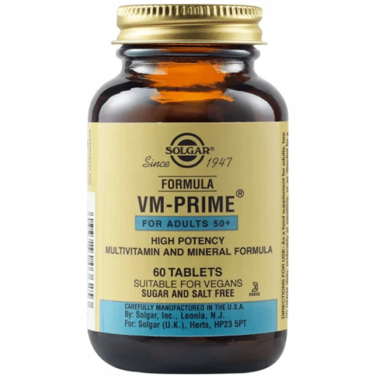 SOLGAR FORMULA VM-PRIME ΓΙΑ ΕΝΗΛΙΚΕΣ 60TABS