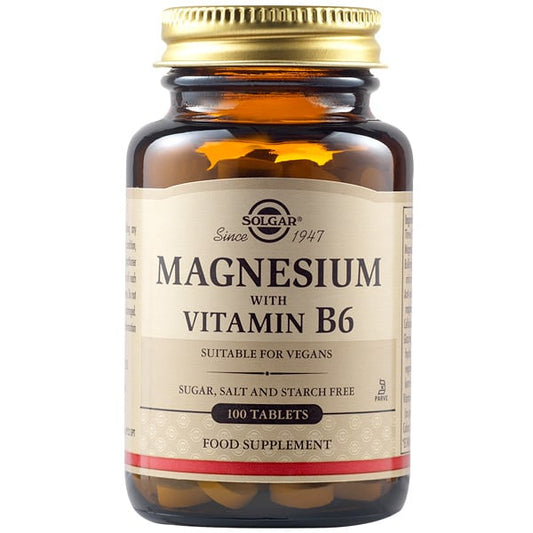 Solgar Magnesium with Vitamin B6 100 Tabs
