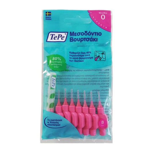 TePe Original 0.40mm Ροζ 8τμχ