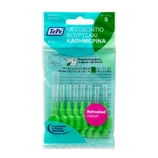 TePe Original 0.80mm Πράσινα 8τμχ