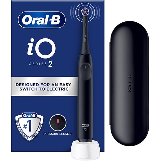 iO Series 2 Clean & Care Electric Toothbrush with Travel Case Black 1 τμχ